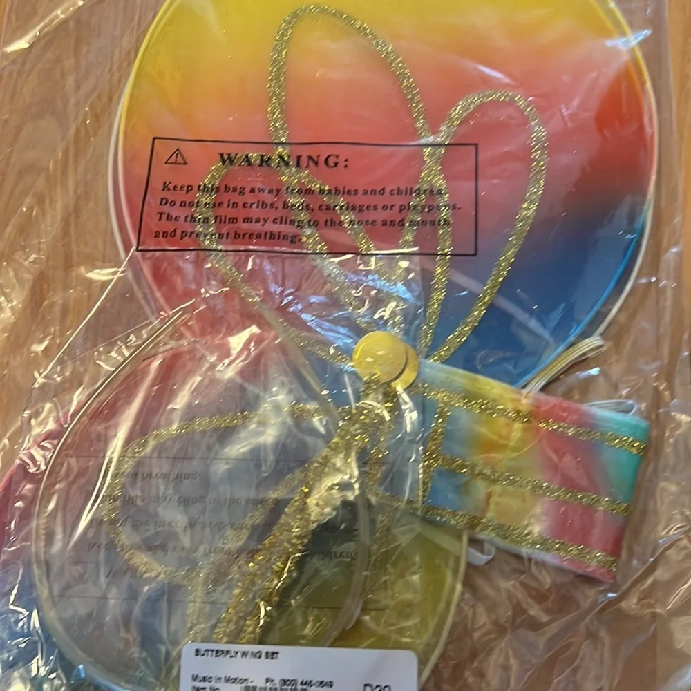 Costume Butterfly rainbow wings 15